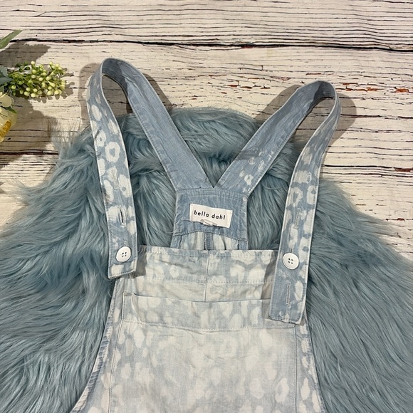 Bella Dahl Easy Shortall Romper in Animal Spot Denim - Picture 8 of 10